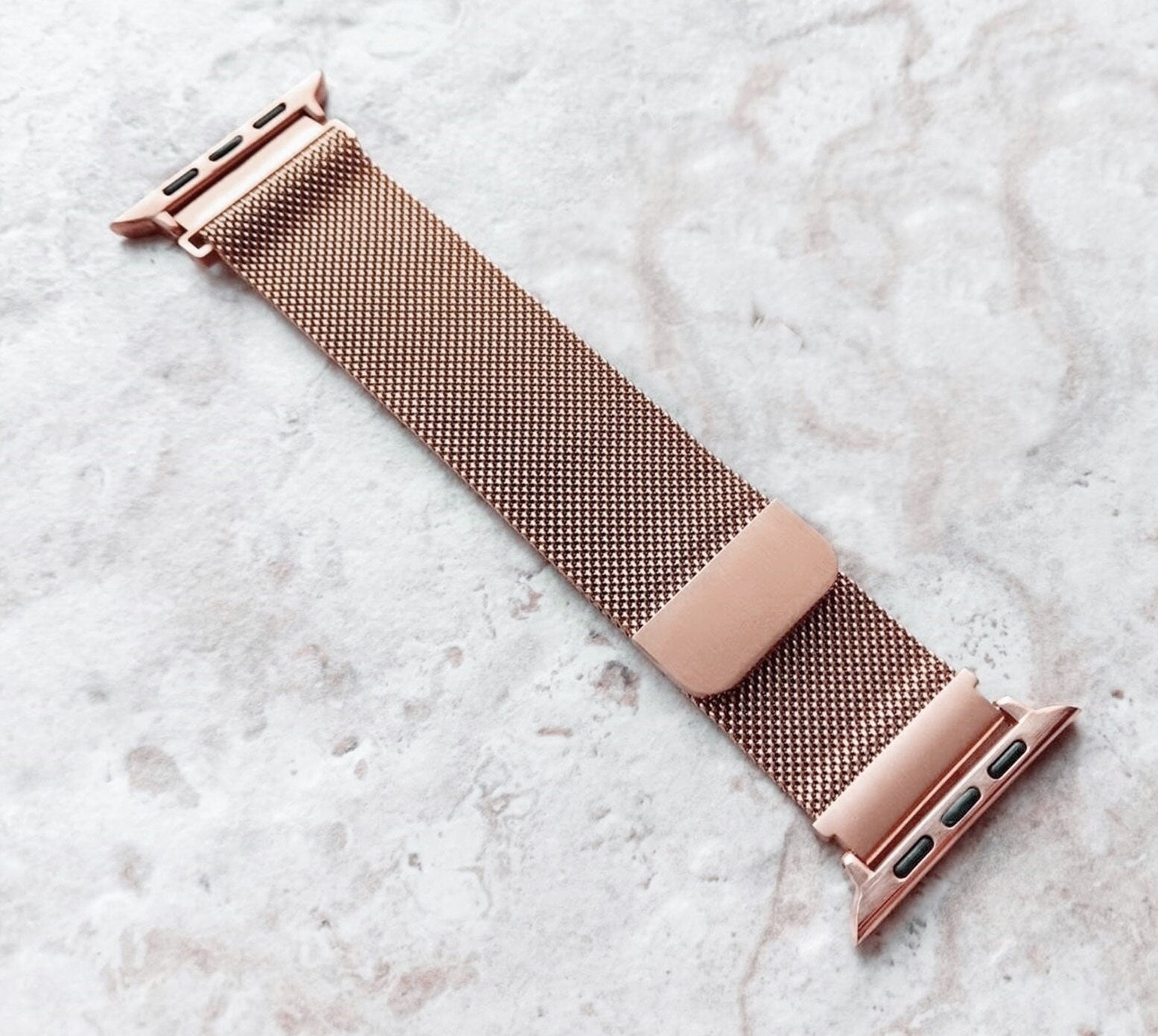 Apple Watch Rose Gold Color Band Kit Crystal Case Bezel Cover for Ultra 2 9 8 7 SE 6 5 4 3 2 1 49mm 45mm 44 42 41mm 40mm 38mm Milanese Strap